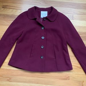 Women’s Maroon Coat Forever21